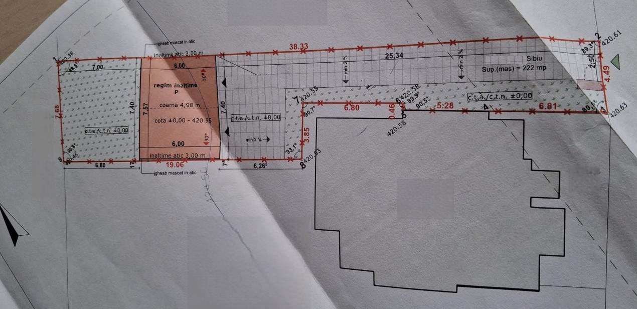 COMISION 0% Teren cu proiect de garaj/222mp/utilități/zona Milea-Micu Klein