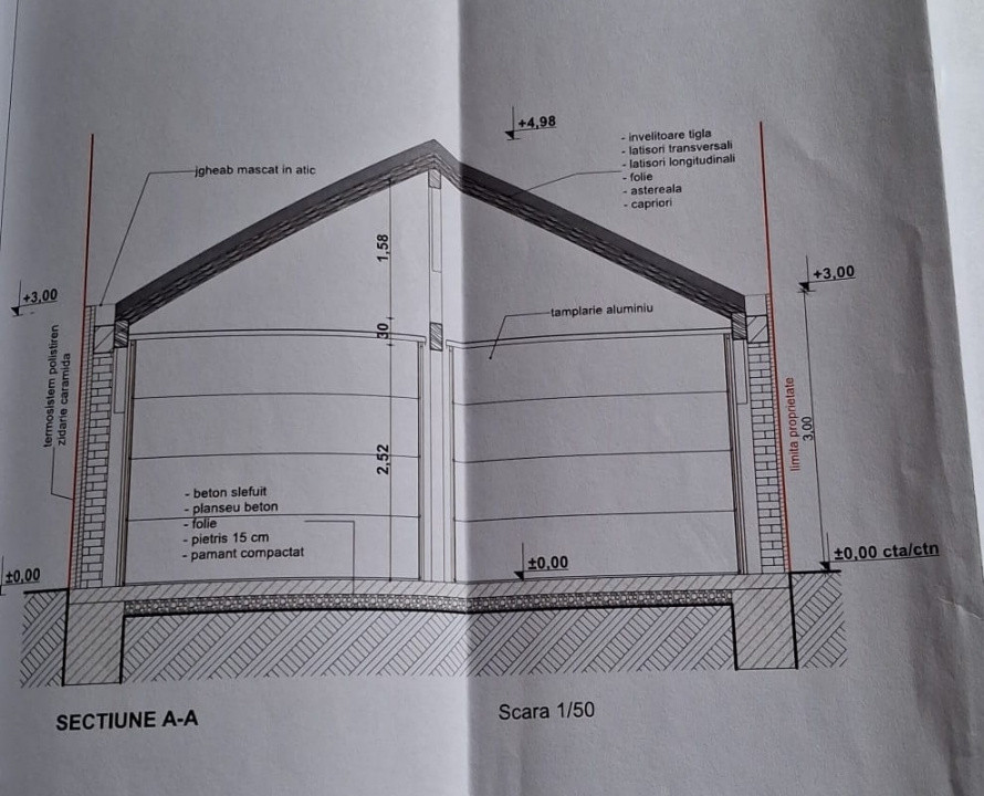 COMISION 0% Teren cu proiect de garaj/222mp/utilități/zona Milea-Micu Klein