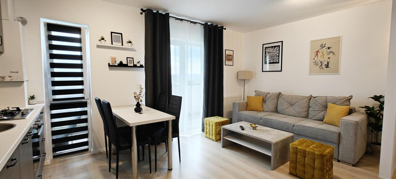 COMISION 0% Apartament mobilat modern/2 camere/balcon/parcare/Magnolia