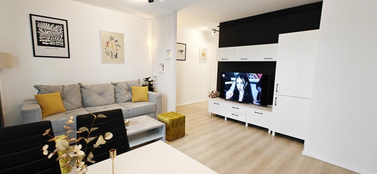COMISION 0% Apartament mobilat modern/2 camere/balcon/parcare/Magnolia