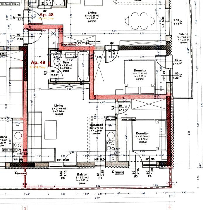 COMISION 0% Apartament mobilat modern/2 camere/balcon/parcare/Magnolia